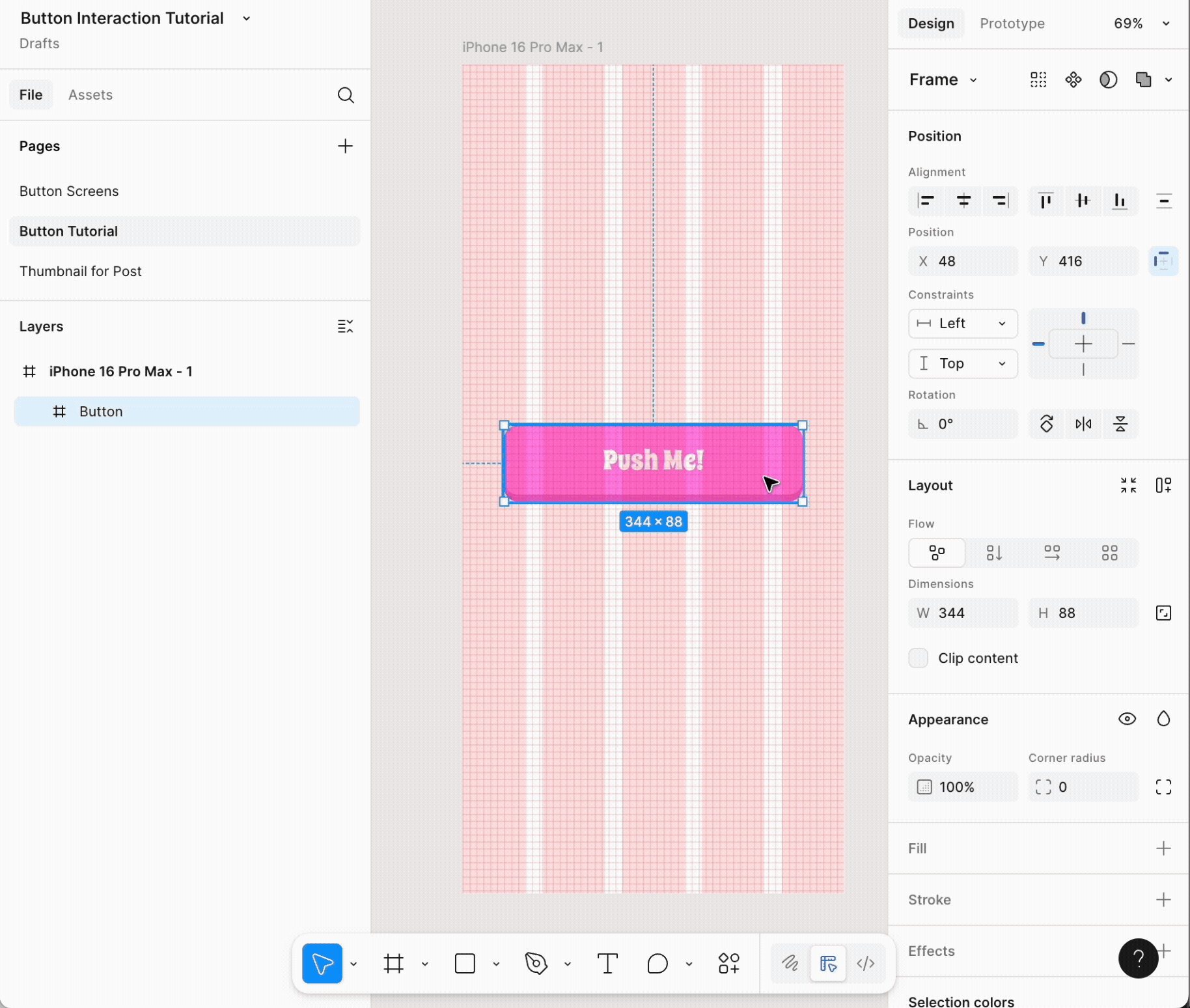 Create a Component and its Variant to Prototype